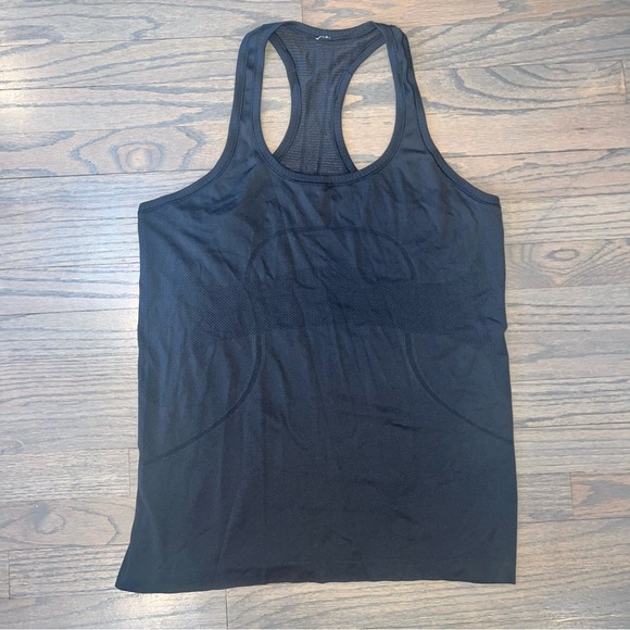 Lululemon Swiftly Tank Top Black Size 12 | Athleisure Workout Gym - Picture 1 of 7